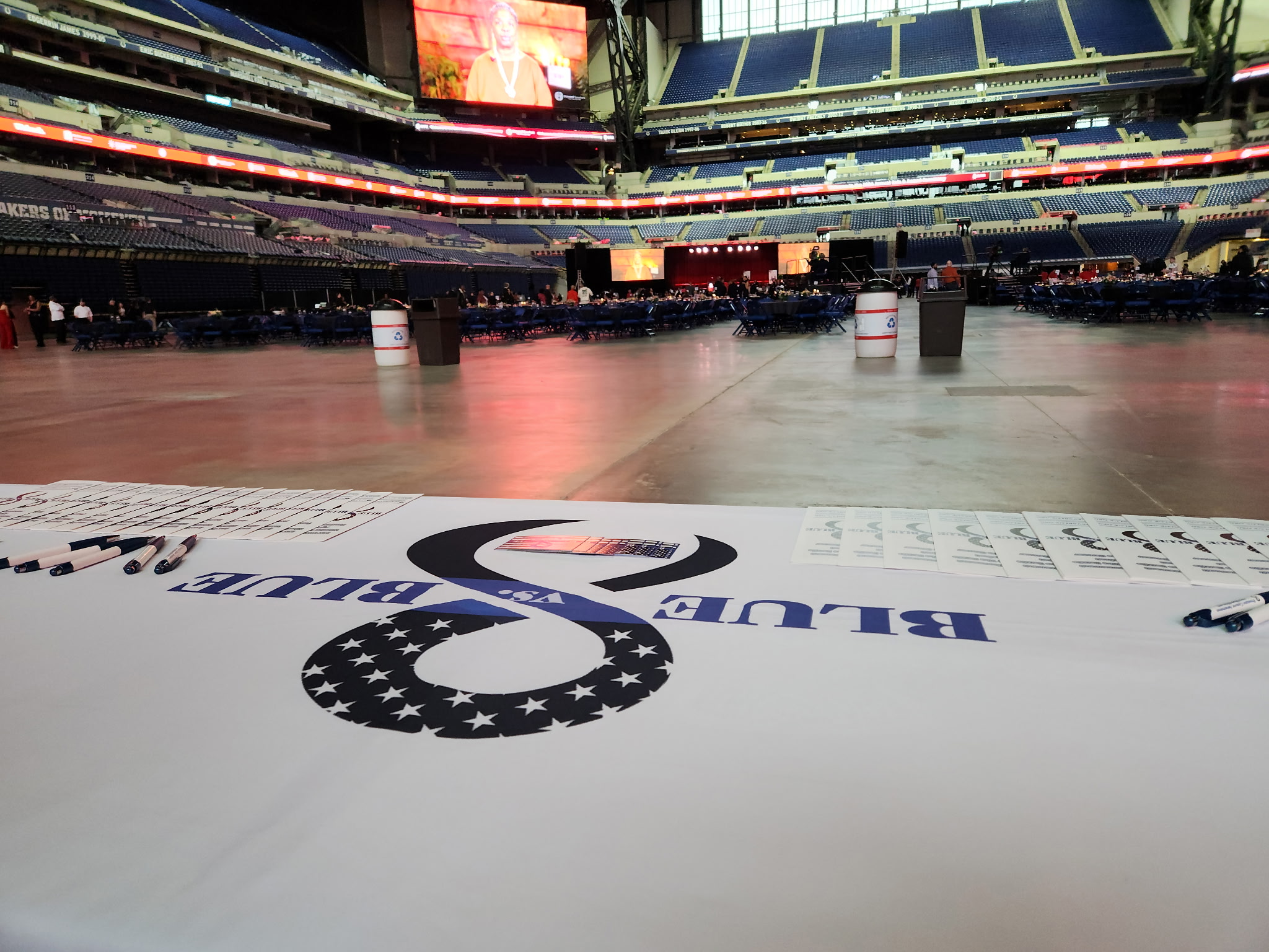 Blue vs Blue at Lucas Oil Stadium