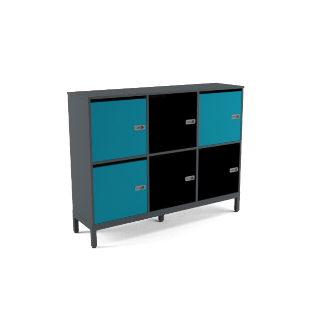 Locker Systems variant LS-003 for Co-working - office furniture manufacturer Mumbai