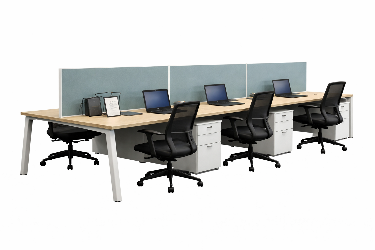 Linear Workstations Workstations - Model LW-001 - modular office workstations Mumbai by Ezeefit Office Systems