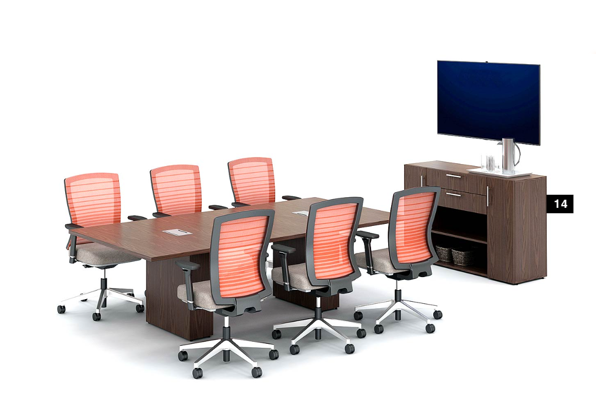 Training Room Setup variant TRS-004 for BPO - office furniture manufacturer Mumbai