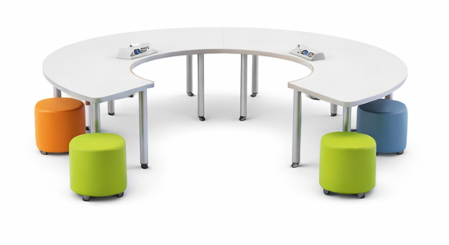 Collaborative Tables Meeting Furniture - Model CT-001 - modular office furniture Mumbai by Ezeefit Office Systems