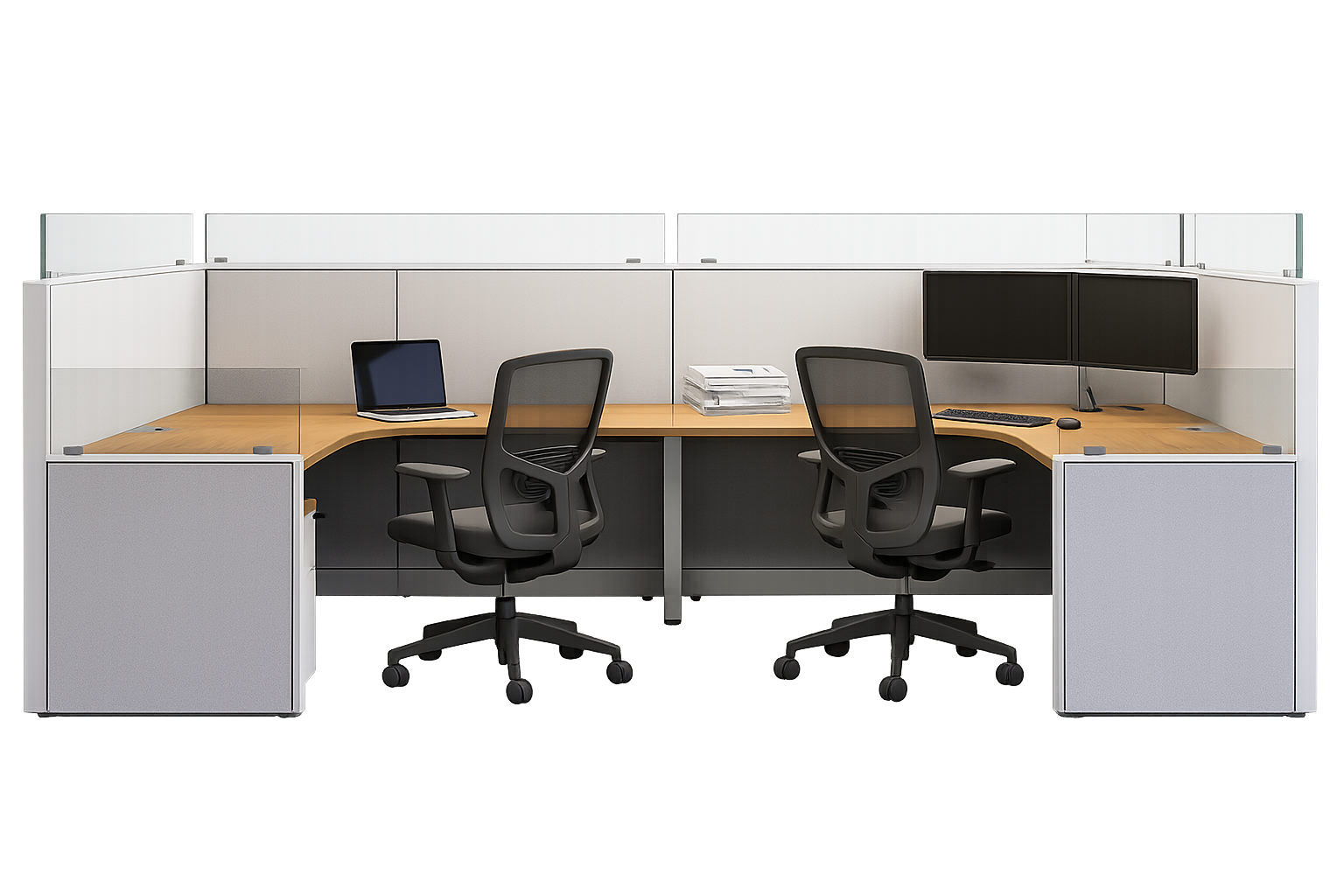 Cubicle Systems Office Partitions & Cabin Systems - Model CS-001 - modular office furniture Mumbai by Ezeefit Office Systems