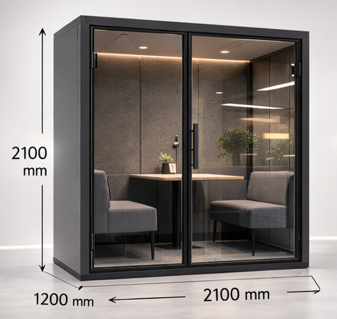 Meeting Booths variant MB-003 for Co-working - office furniture manufacturer Mumbai