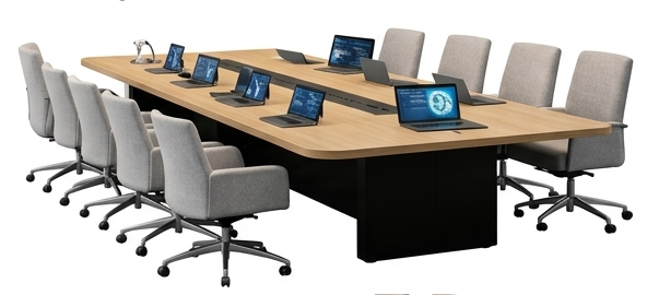 Boardroom Tables variant BT-004 for Corporate HQ - office furniture manufacturer Mumbai