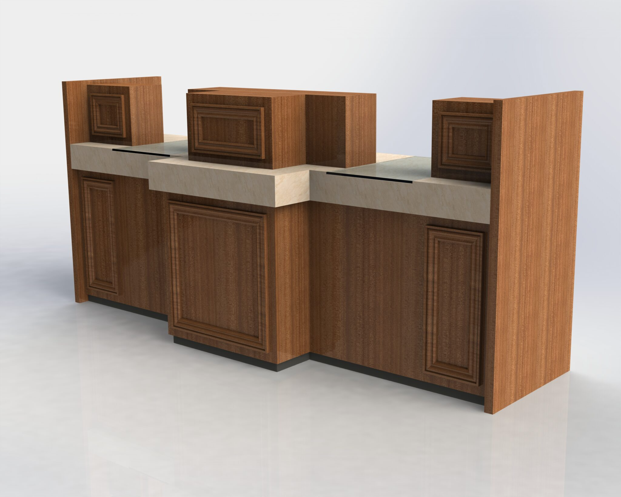 Teller Counters variant TC-003 for Banking - office furniture manufacturer Mumbai