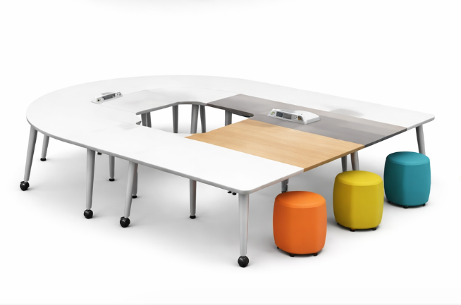 Collaborative Tables variant CT-004 for Start-ups - office furniture manufacturer Mumbai