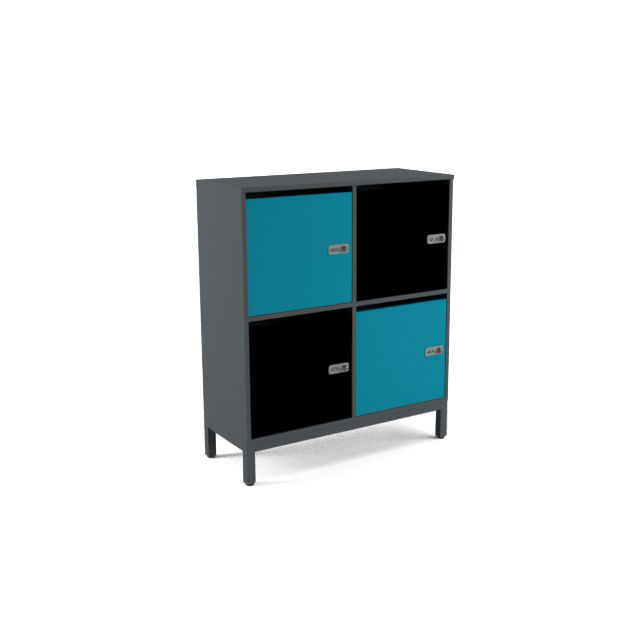Locker Systems Storage Solutions - Model LS-001 - modular office furniture Mumbai by Ezeefit Office Systems