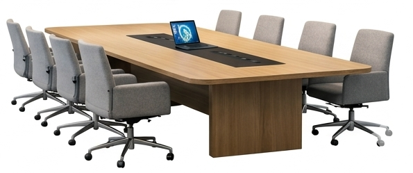 Meeting Tables Public Sector Furniture - Model MT-001 - modular office furniture Mumbai by Ezeefit Office Systems