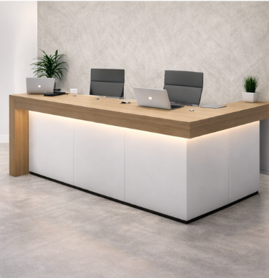 Office Furniture Front Office - Model PR-001 - reception furniture office Mumbai by Ezeefit Office Systems