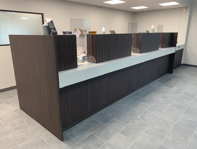 Teller Counters variant TC-004 for Banking - office furniture manufacturer Mumbai