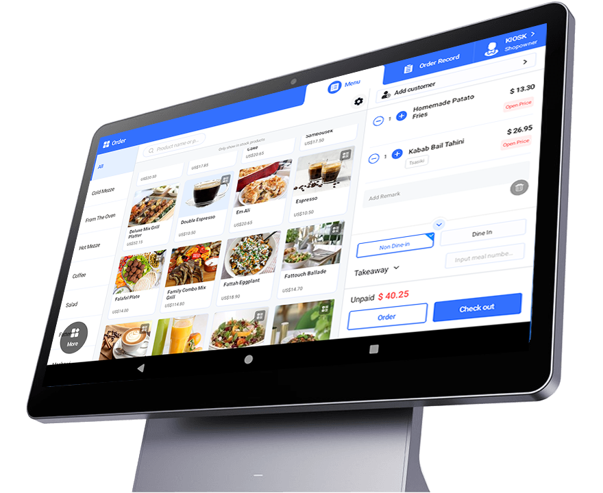itabPOS Workstation — Sunmi-based restaurant POS