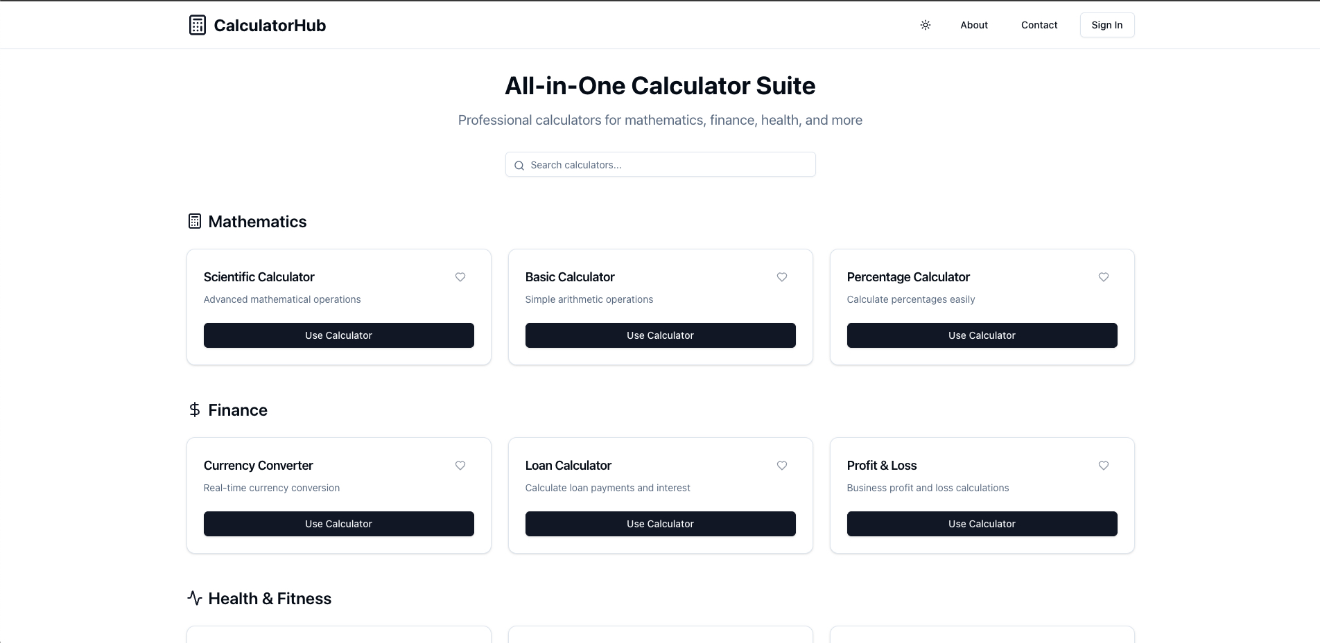 CalculatorHub