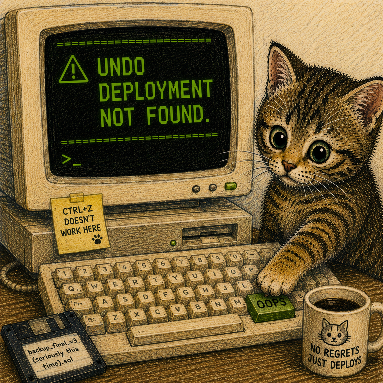 the dev is a cat. that's the whole pitch.