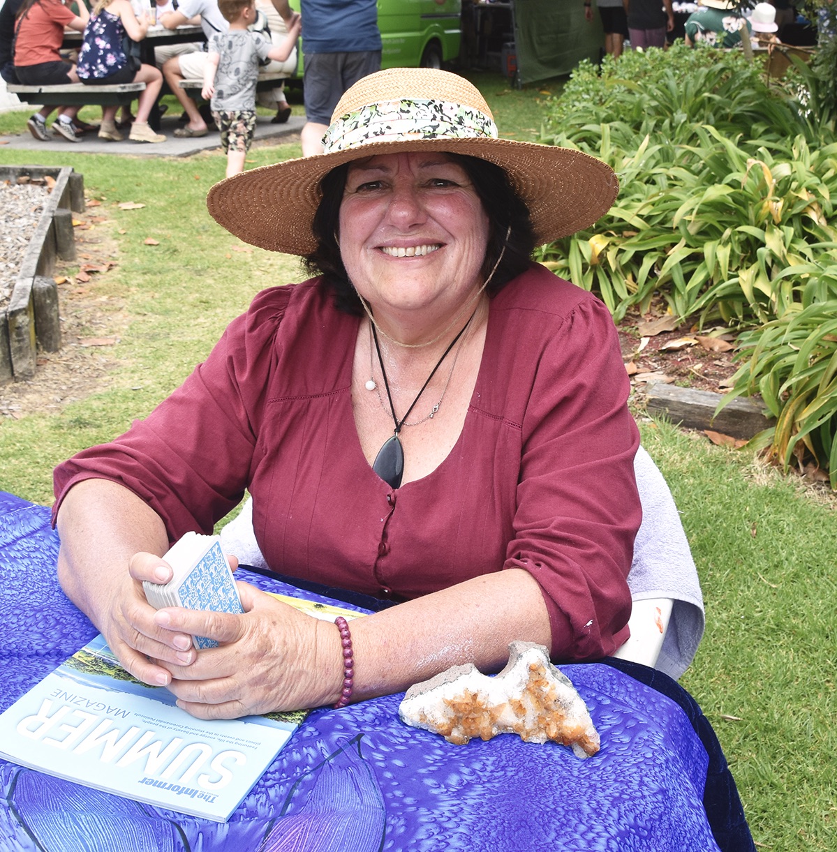 Verna at the Whitianga market
