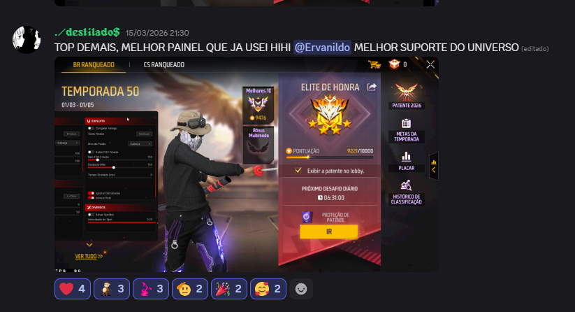 Feedback de ./destilado$