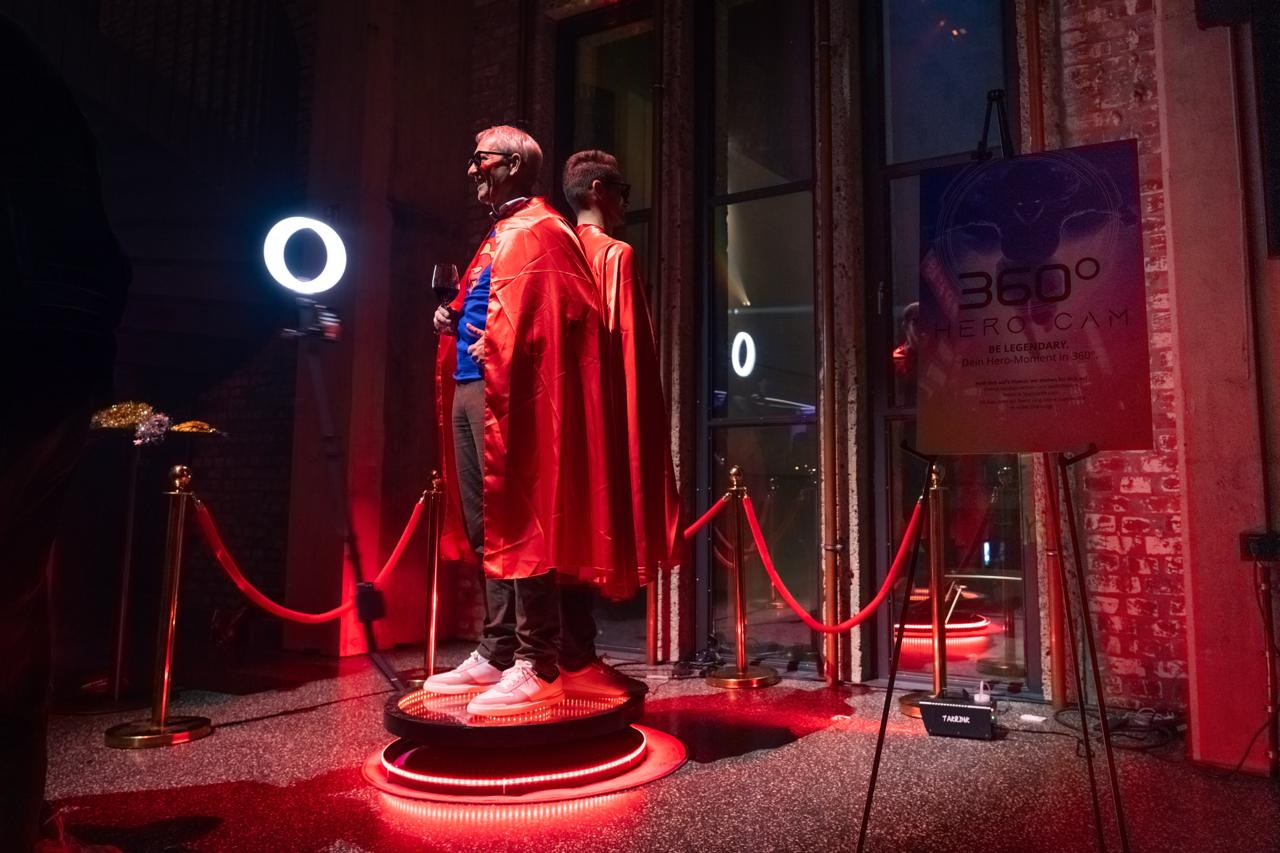 360° Video Booth in Aktion