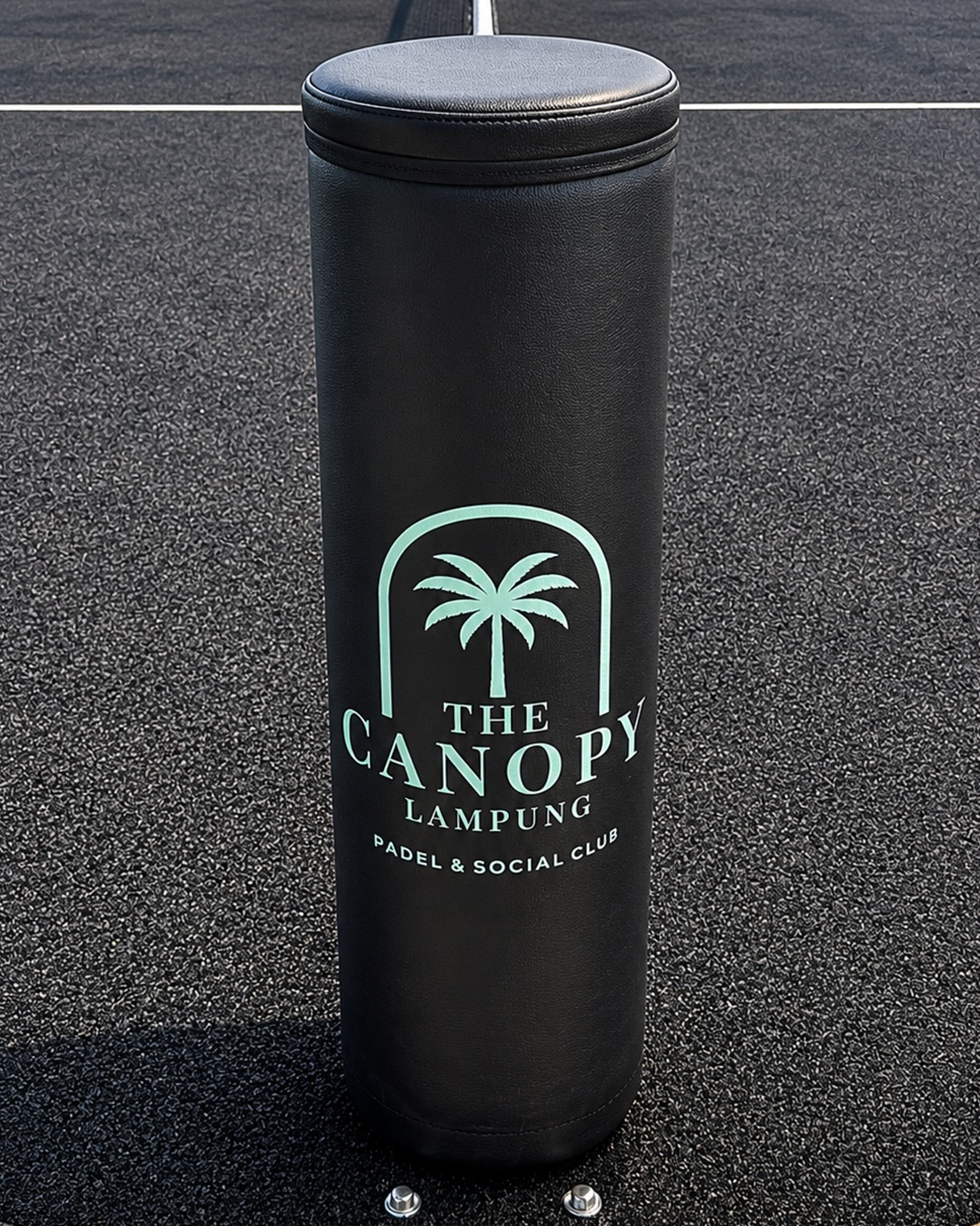 The Canopy Lampung premium panoramic padel court interior