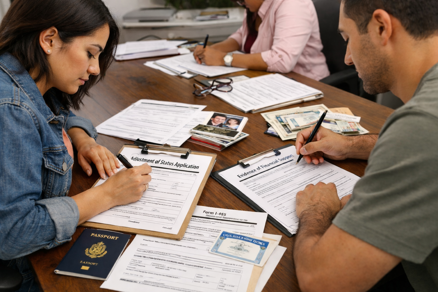 Immigration forms I-465 Adjustment of Status Application
