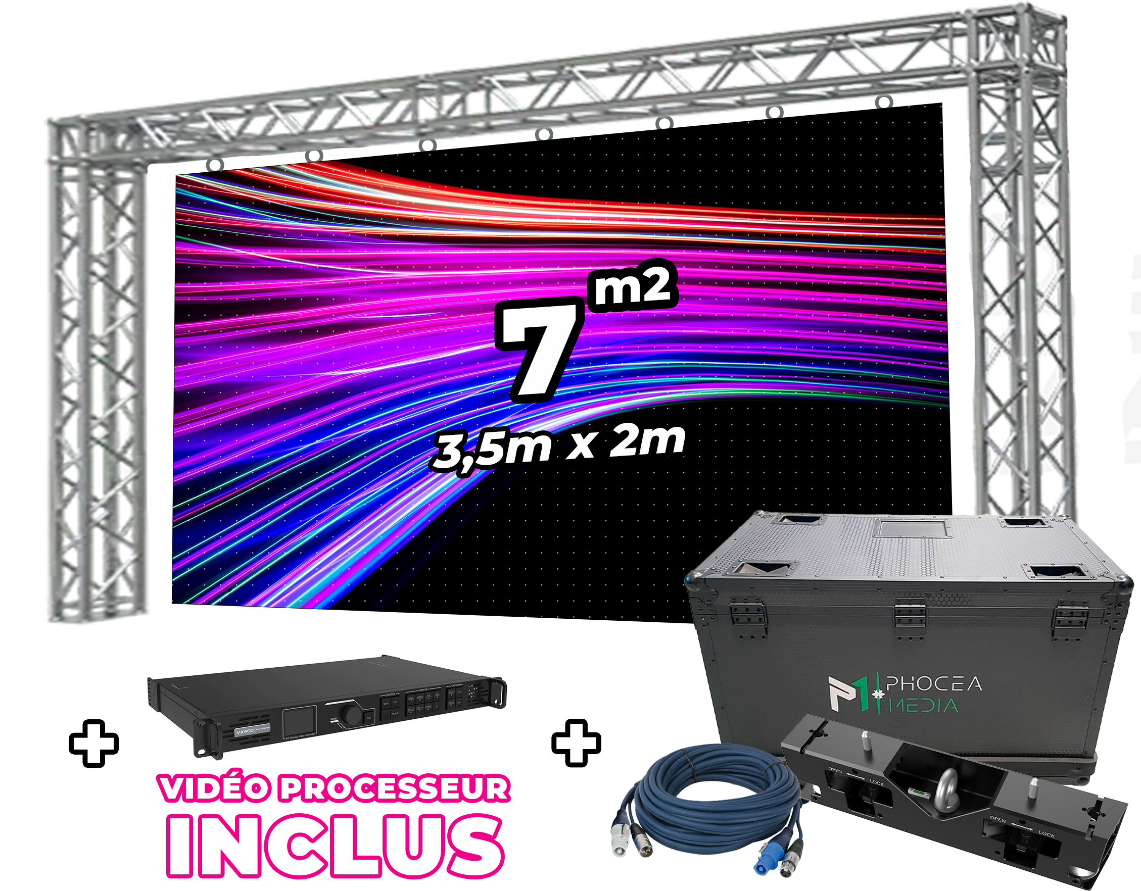 Pack écran LED Phocea Rent