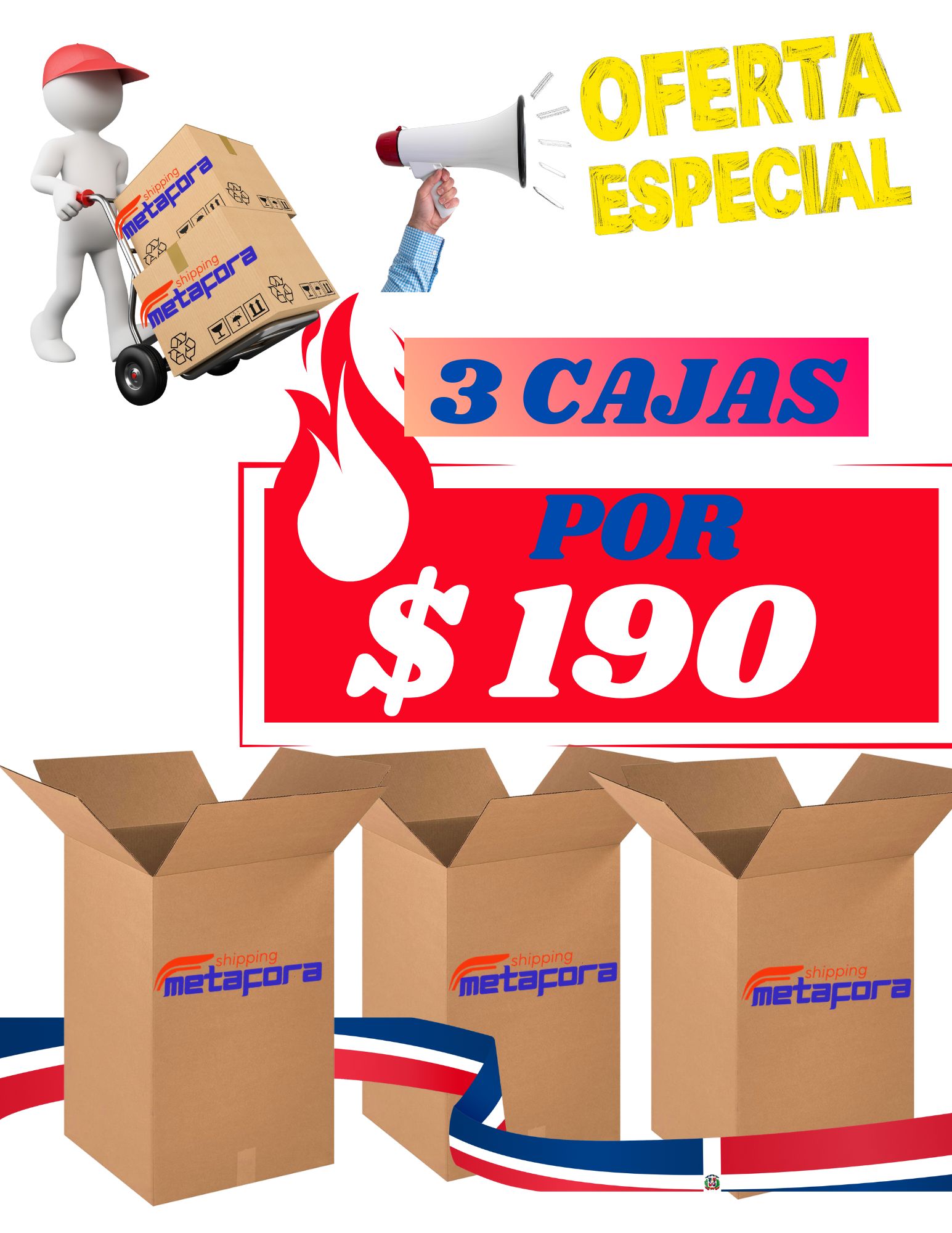3 Cajas por $190