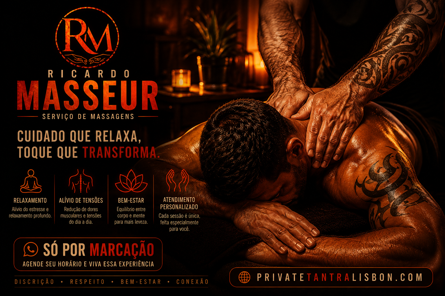 Ricardo Masseur (flyer ember)