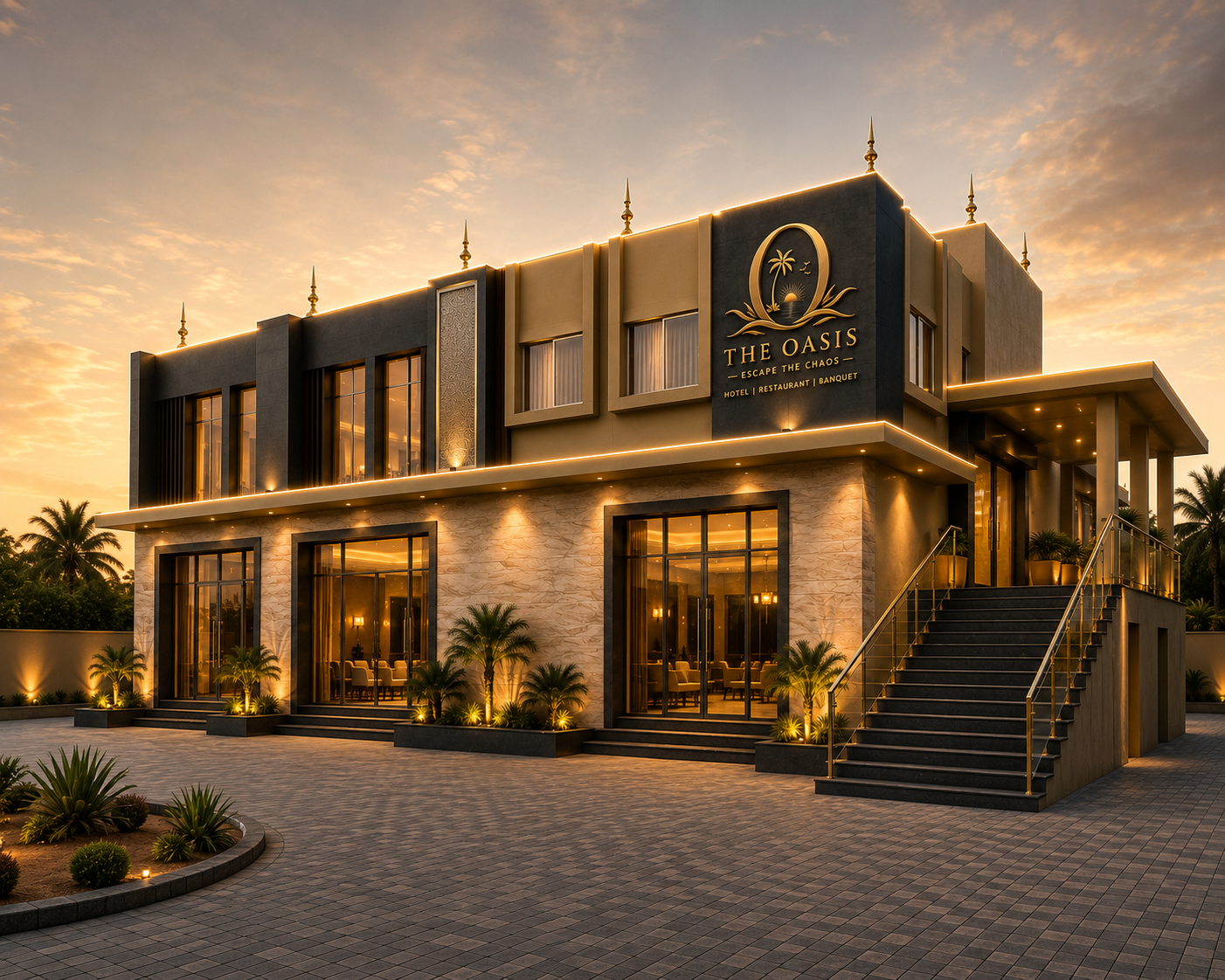 The Oasis Hotel Exterior