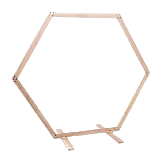 Arche bois hexagonale