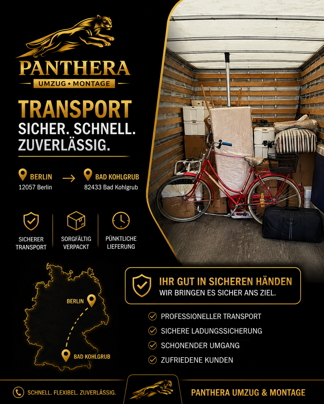Professioneller Transport Berlin – Bad Kohlgrub