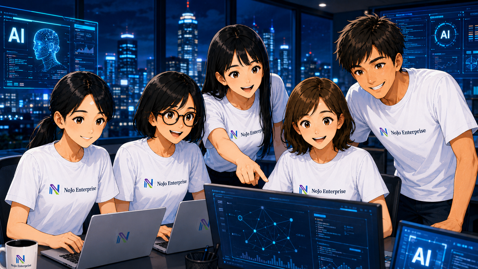 AI コントロールルーム · 夜間シフト