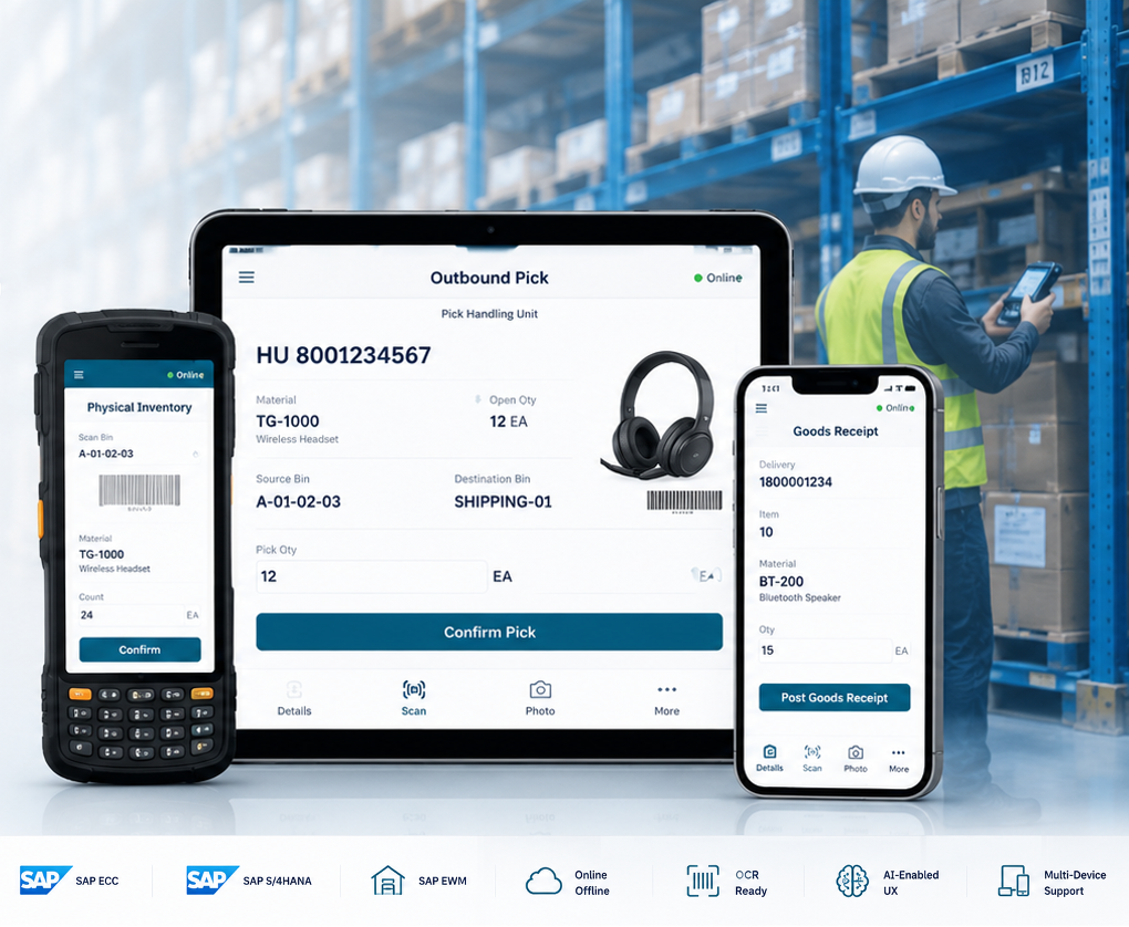 SmartRF — Modern SAP Warehouse Mobility & Execution Platform
