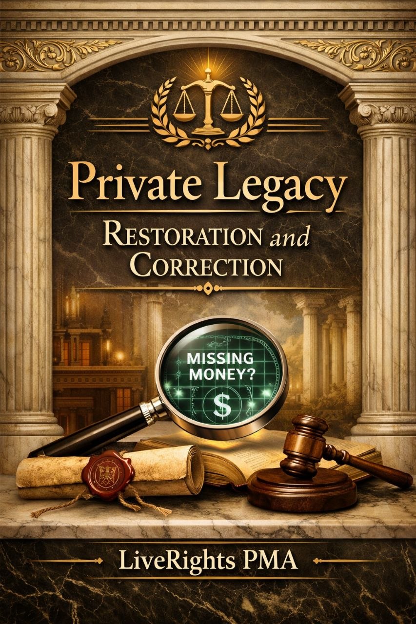 Private Legacy Restoration and Correction — Liverights Trust e-guide cover