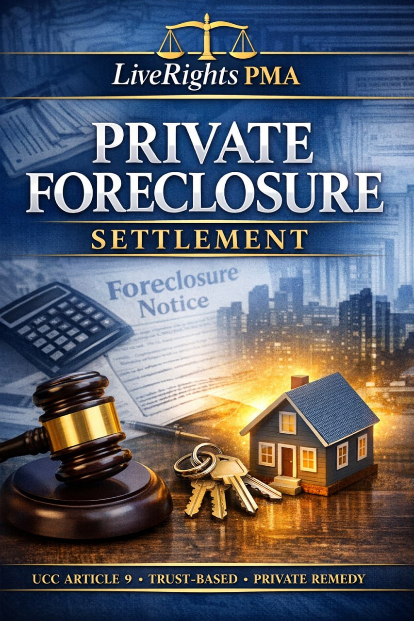 Private Foreclosure Settlement — A Liverights Trust e-guide on UCC Article 9 trust-based foreclosure remedy