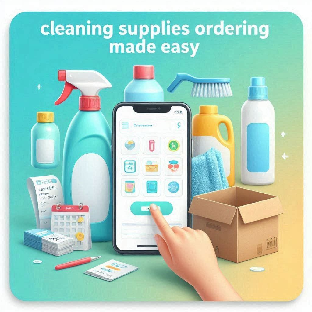Cleaning supplies ordering made easy