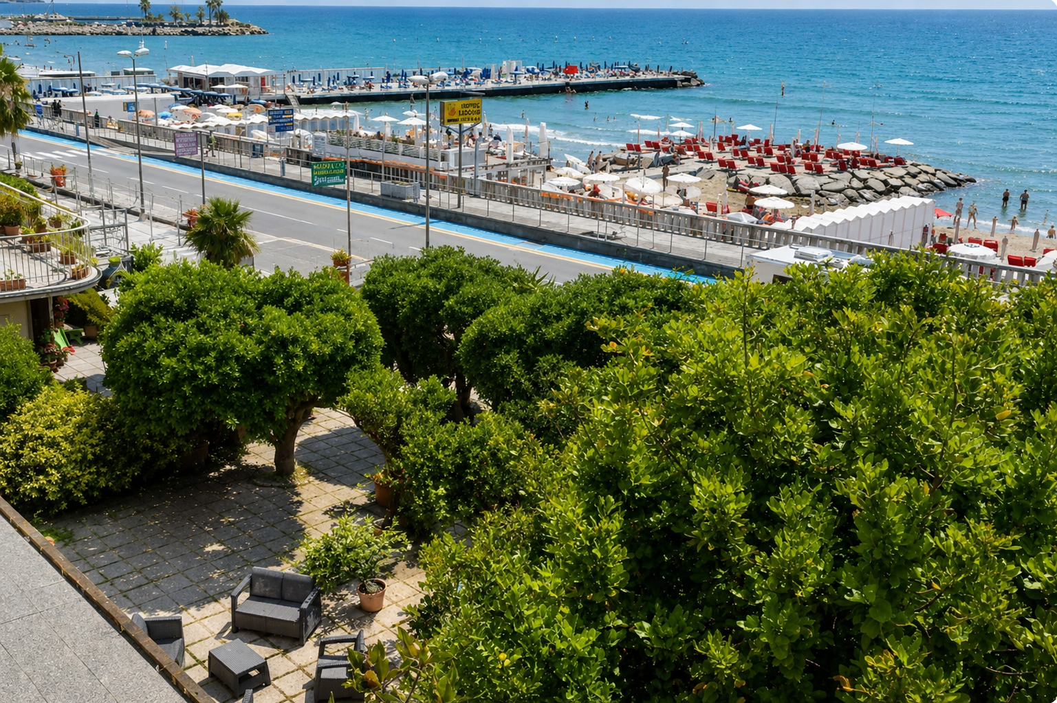 Vista mare di Diano Marina