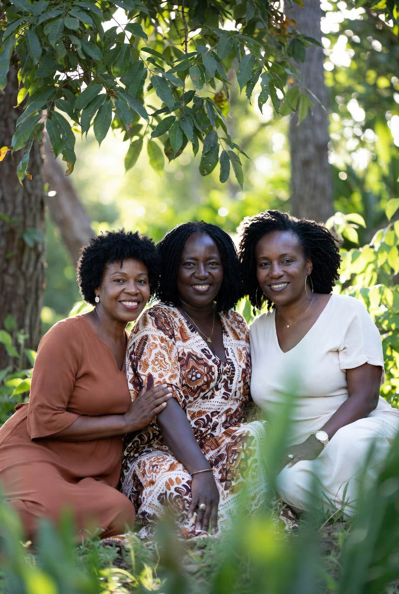 Women celebrating transformation