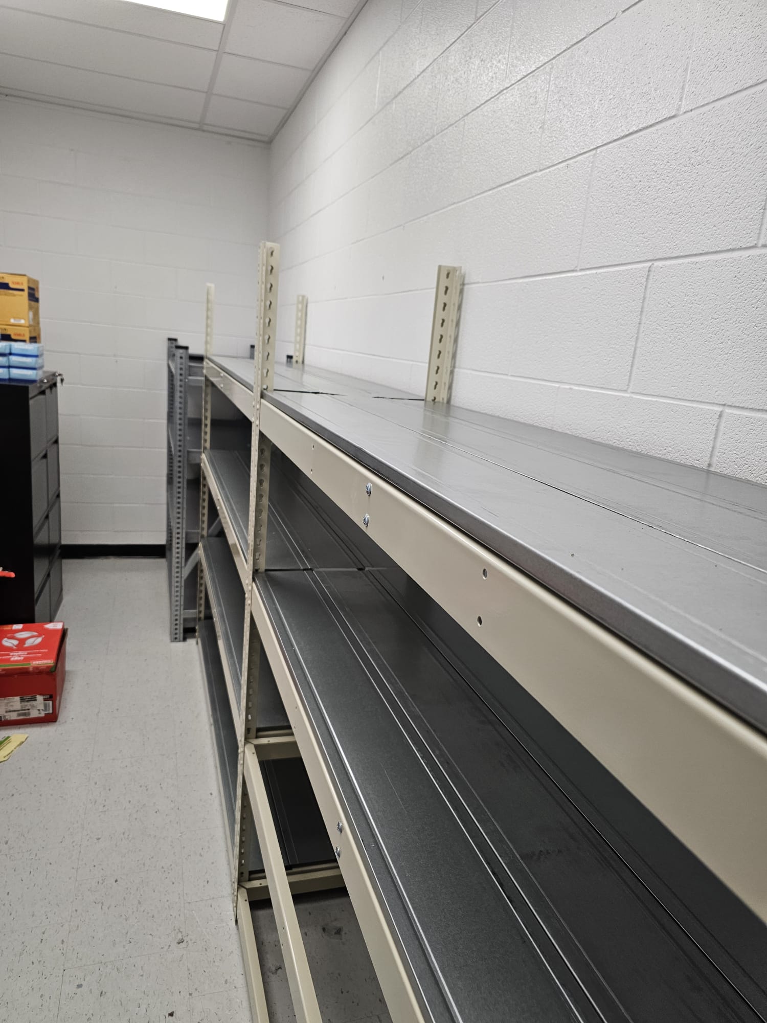 Closed Steel Shelving - Wall Mount Series