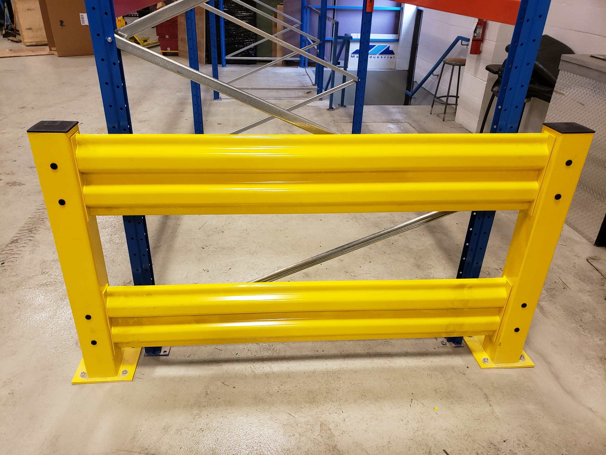 Rack End Aisle Guard - Double Rail