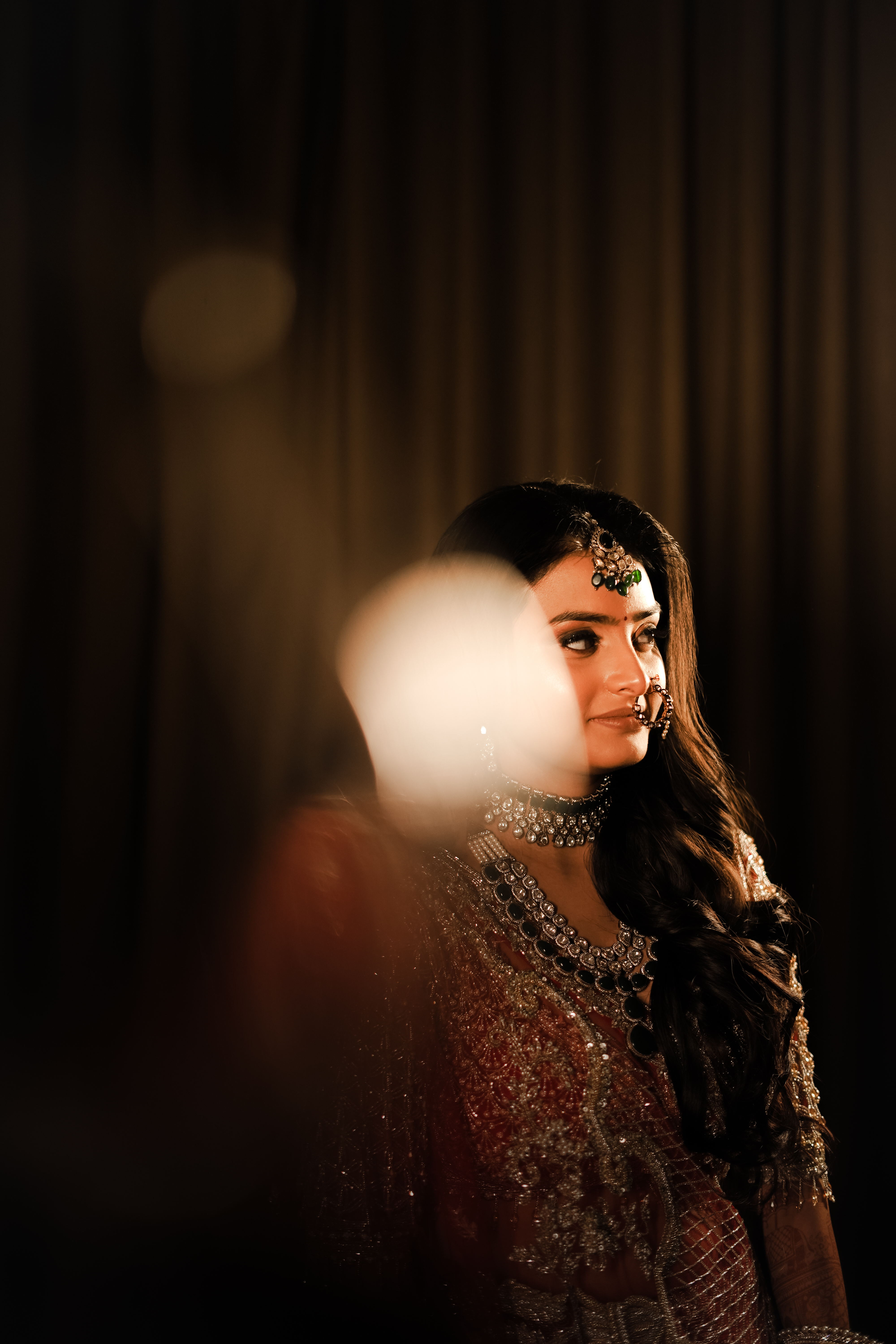 Artistic bridal portrait — Himachal wedding photographer