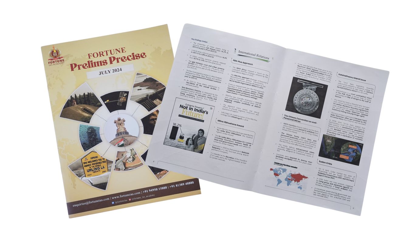 Only academy in South India to give monthly printed current affairs magazine