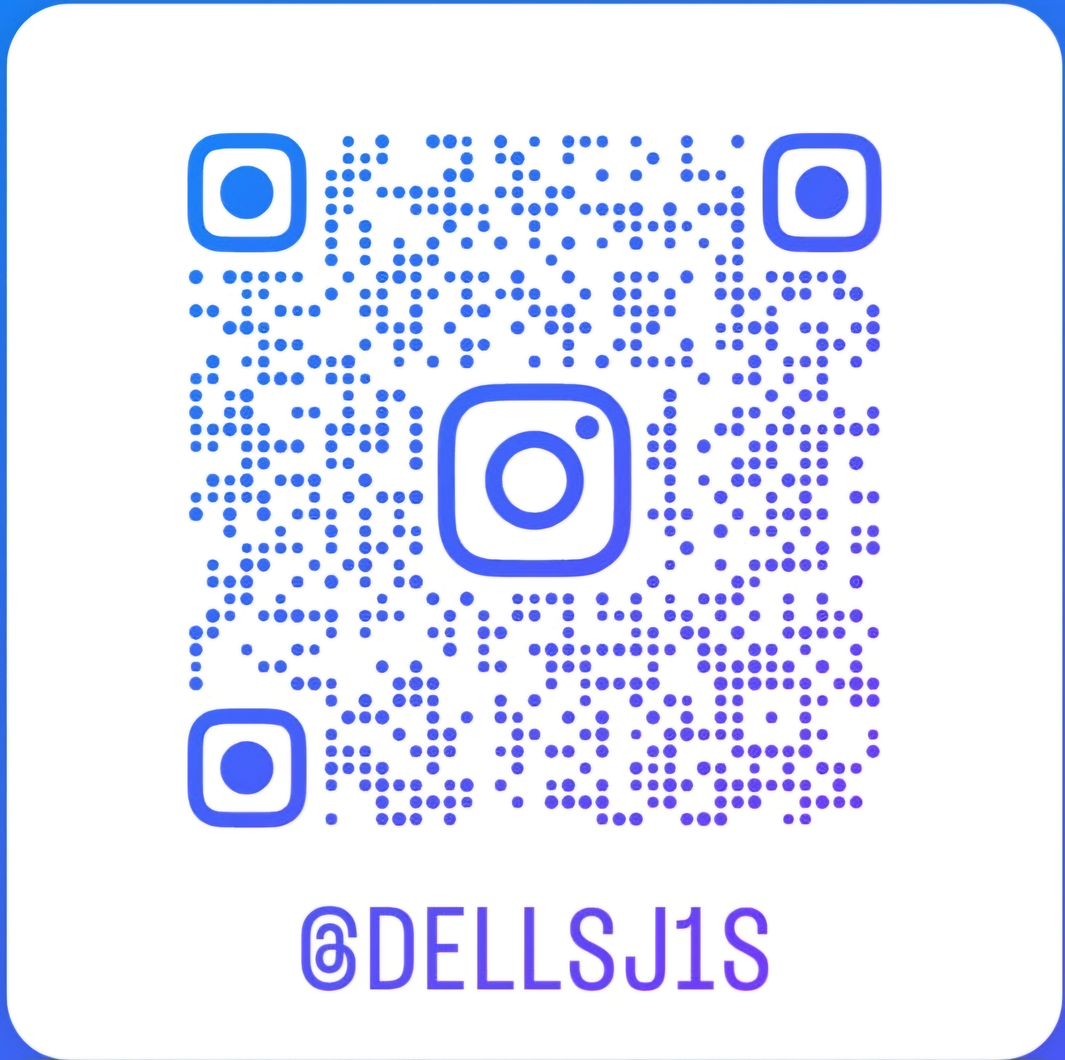 Instagram QR Code - @DELLSJ1S