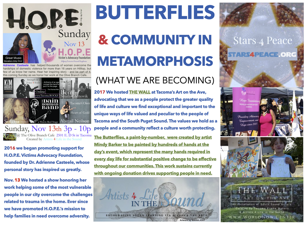 The 2017 Wall installation — Stars 4 Peace, Gig Harbor