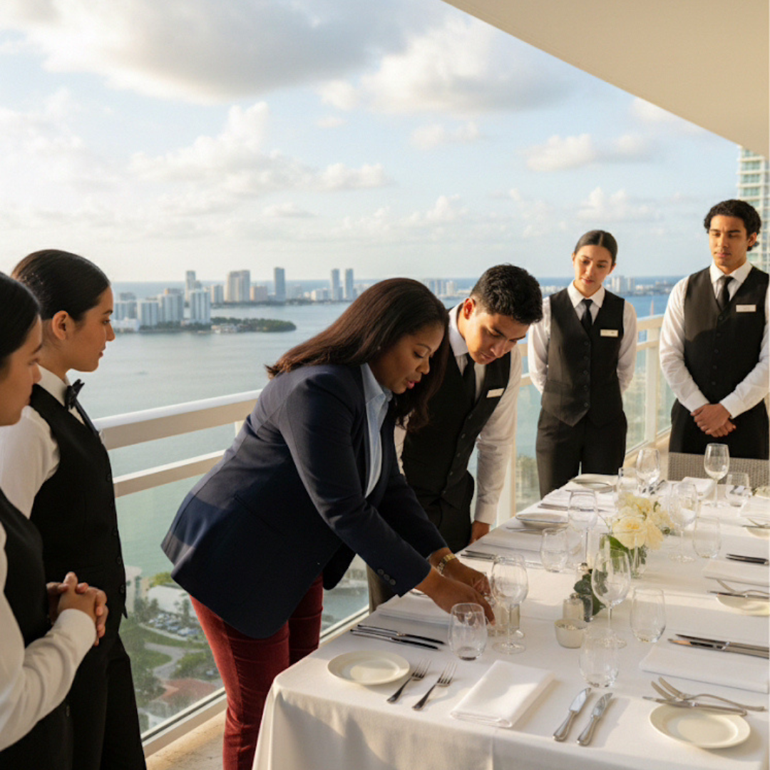 Etiquette education in action