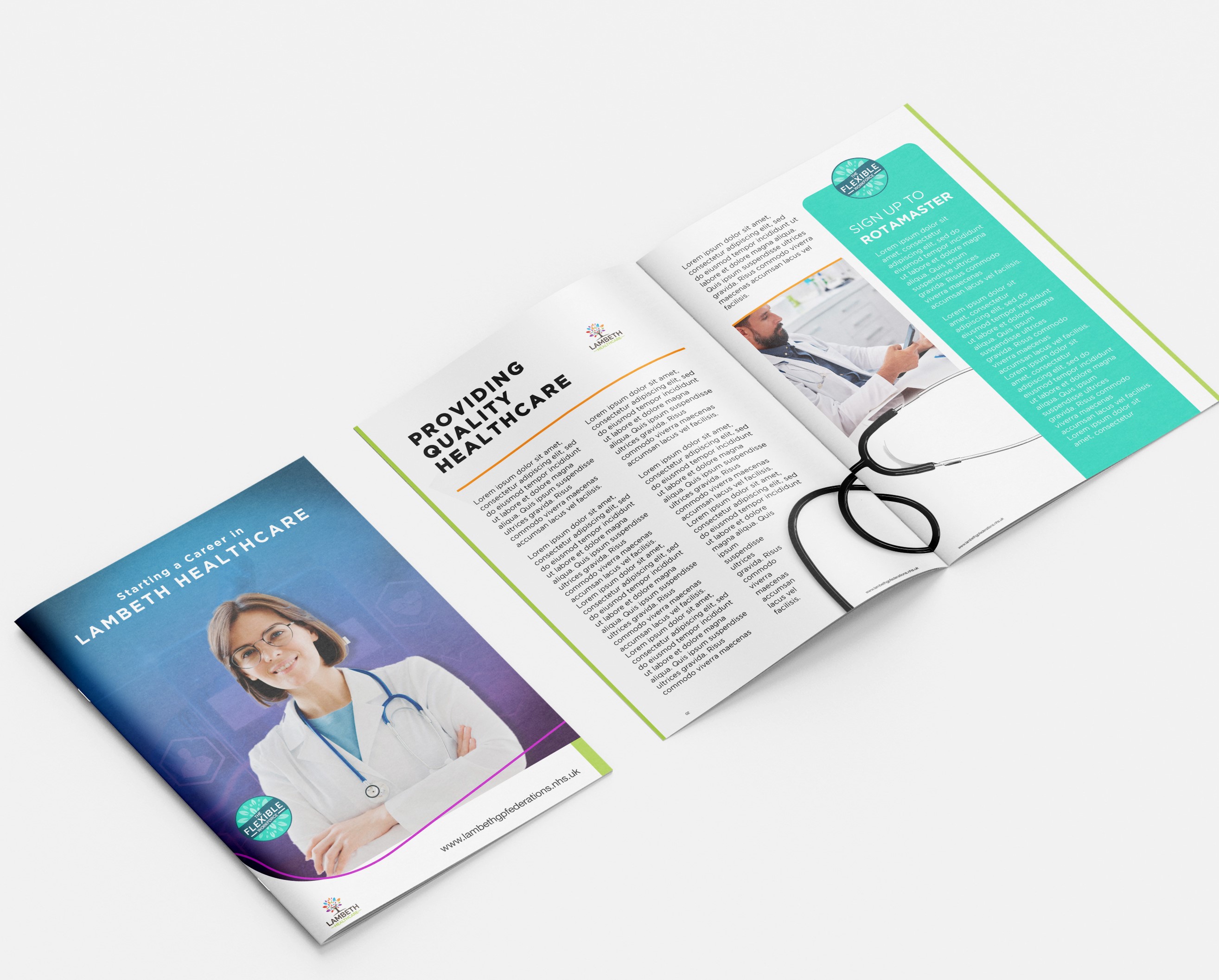 Communicating Values & Attracting Doctors: A National Campaign — Printed Materials Design 2 by Yellow, marketing agency Liverpool