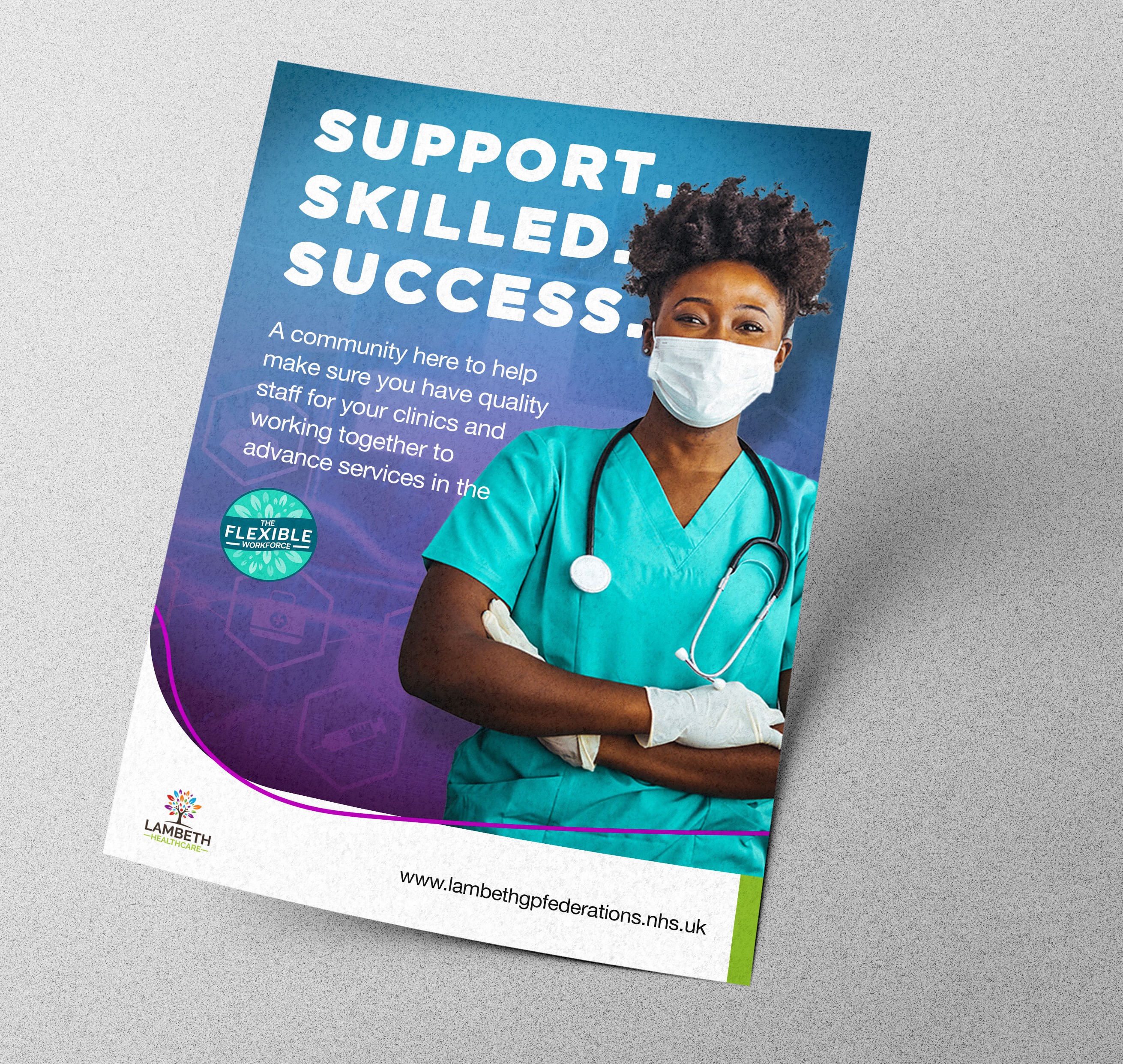Communicating Values & Attracting Doctors: A National Campaign — Printed Materials Design 3 by Yellow, marketing agency Liverpool