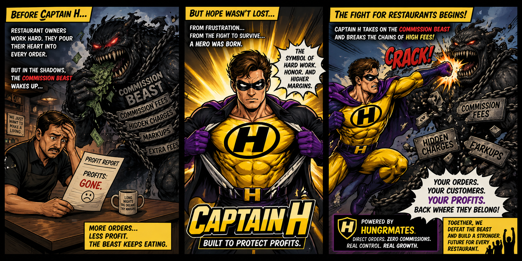 The origin story of Captain H
