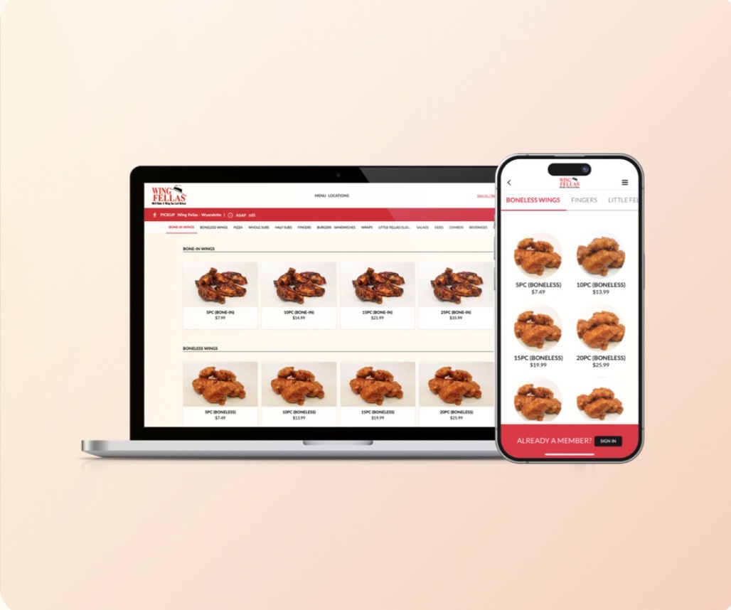 Online Ordering