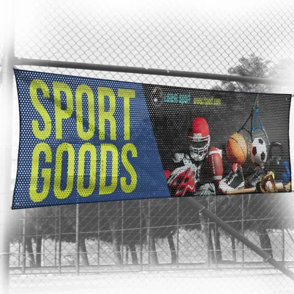 Mesh Banner - Baseball Camp