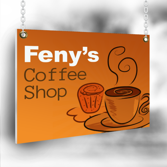 PVC Sign - Coffee Shop