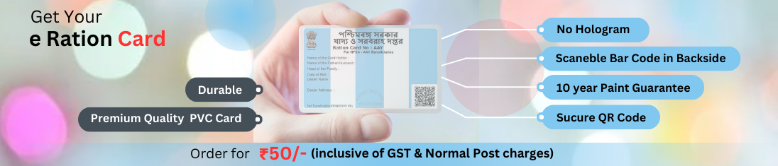 PVC Ration Card Features