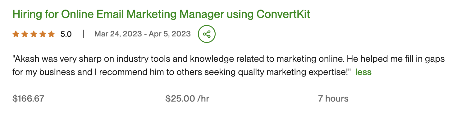 Email Marketing for Land Company - 5.0 rating